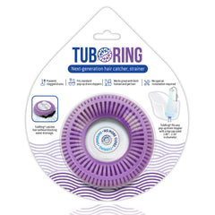 TubRing, Tub Drain Protector for Pop-Up Stopper