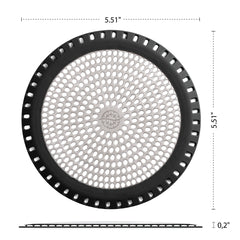 Ultra ShowerRing, Walk-In Shower Drain Protector - Black