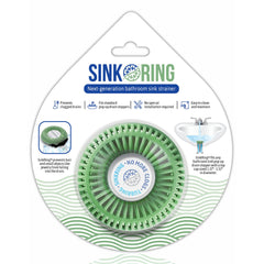 SinkRing, Bathroom Sink Drain Protector - Sage Green