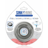 SinkRing, Bathroom Sink Drain Protector - Gray