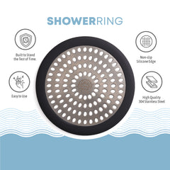 Flat Drain Combo for Bathtub & Bathroom Sink - Black