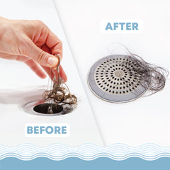 Flat Drain Combo for Bathtub & Bathroom Sink - Gray