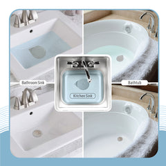 Flat Drain Combo for Bathtub & Bathroom Sink - Gray