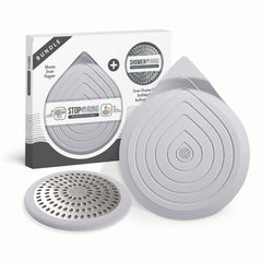 Flat Drain Combo for Bathtub & Bathroom Sink - Gray