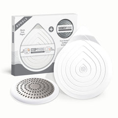 Flat Drain Combo for Bathtub & Bathroom Sink - White