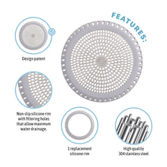 Ultra ShowerRing, Walk-In Shower Drain Protector