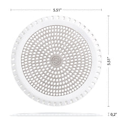 Ultra ShowerRing, Walk-In Shower Drain Protector - White