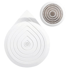 Flat Drain Combo for Bathtub & Bathroom Sink - White