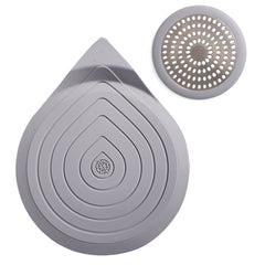 Flat Drain Combo for Bathtub & Bathroom Sink - Gray
