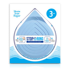 StopRing, Universal Drain Stopper, SkyBlue/Sage Green/Violet