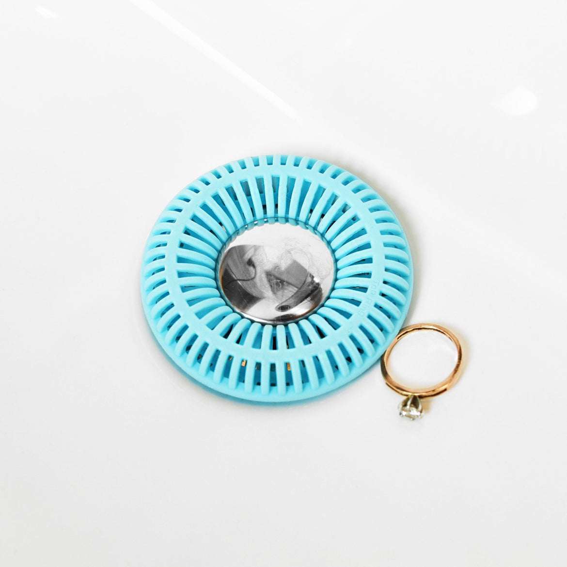 Sink Shroom SINKRING Bathroom Drain Protector - Ultimate Hair Catcher & Strainer For Sink Drains Bathroom Sink Strainer