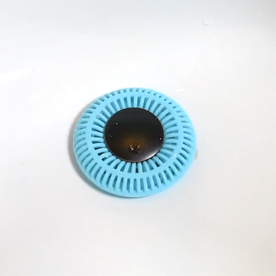 SinkRing, Bathroom Sink Drain Protector - Charcoal Gray