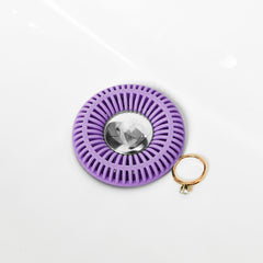 SinkRing, Bathroom Sink Drain Protector - Violet